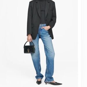 Anine Bing Knox jean in mineral blue - size 28